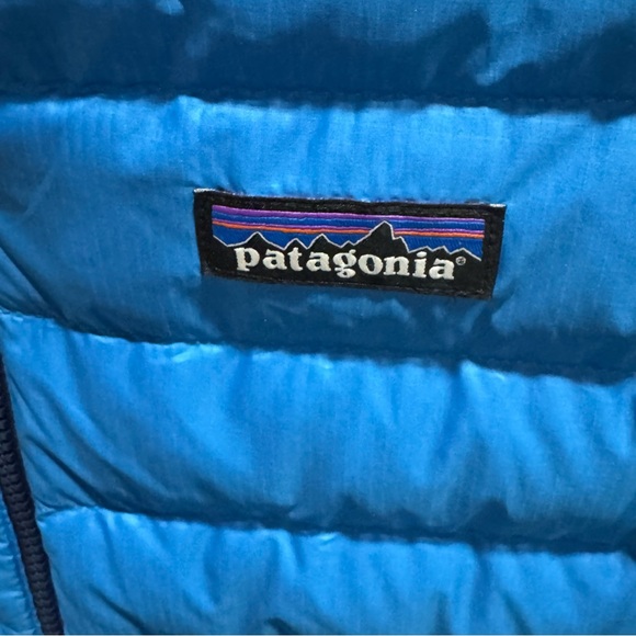 Patagonia Women’s Down Sweater Hoodie in Lapiz Blue Sz S - Picture 7 of 14